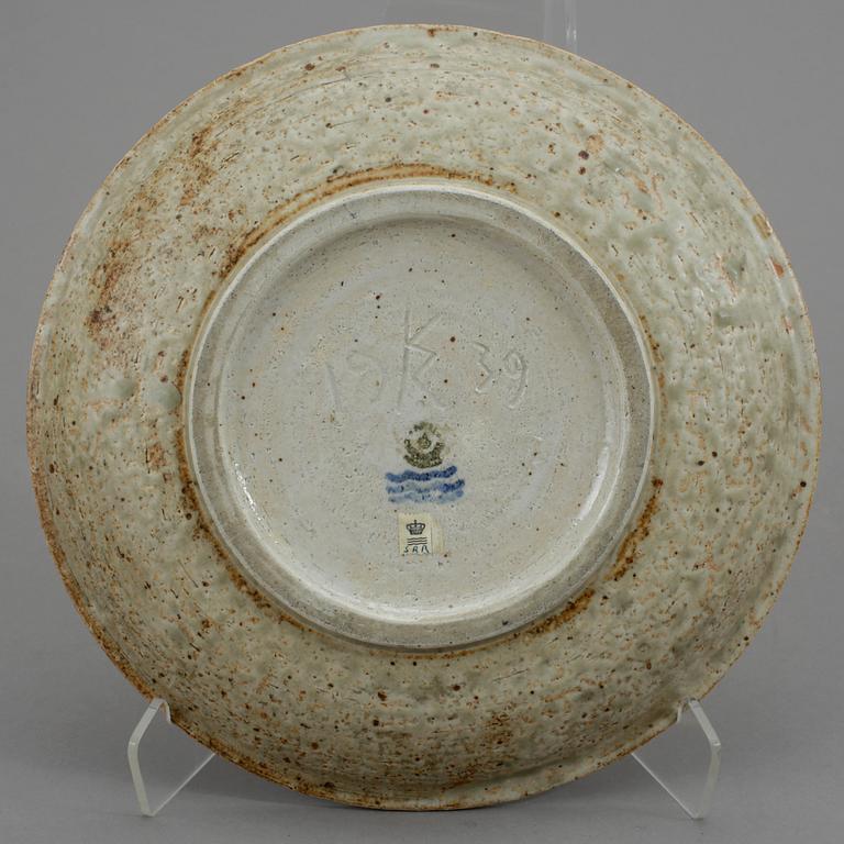 FAT, stengods, Knud Kyhn, Royal Copenhagen, 1939.