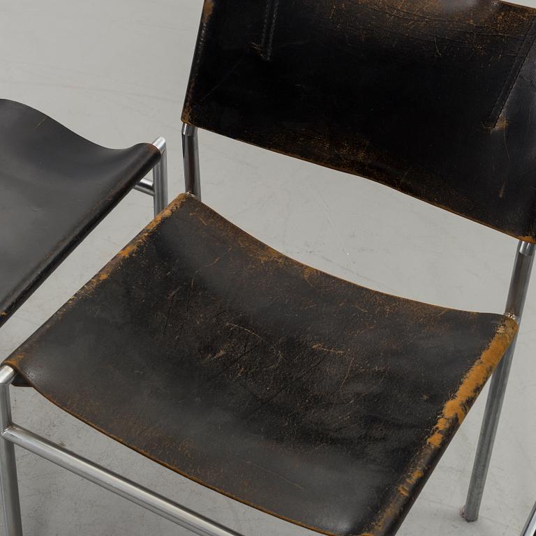 A set of 4 Martin Visser "model SE06" chairs, 20th century.