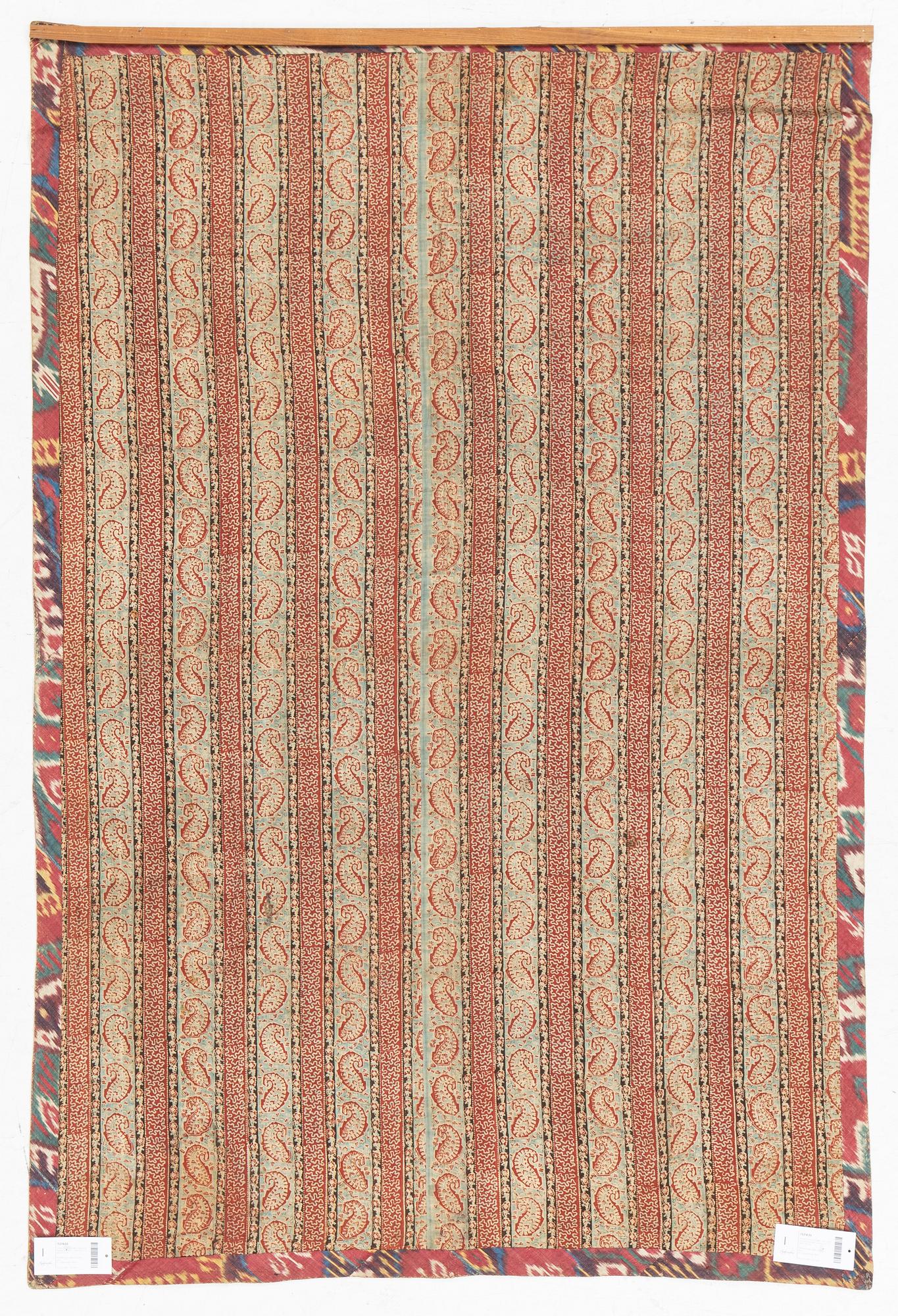 A 19th century Suzani embroidery, probably Nurata region, Uzbekistan, ca 169 x 113 cm.