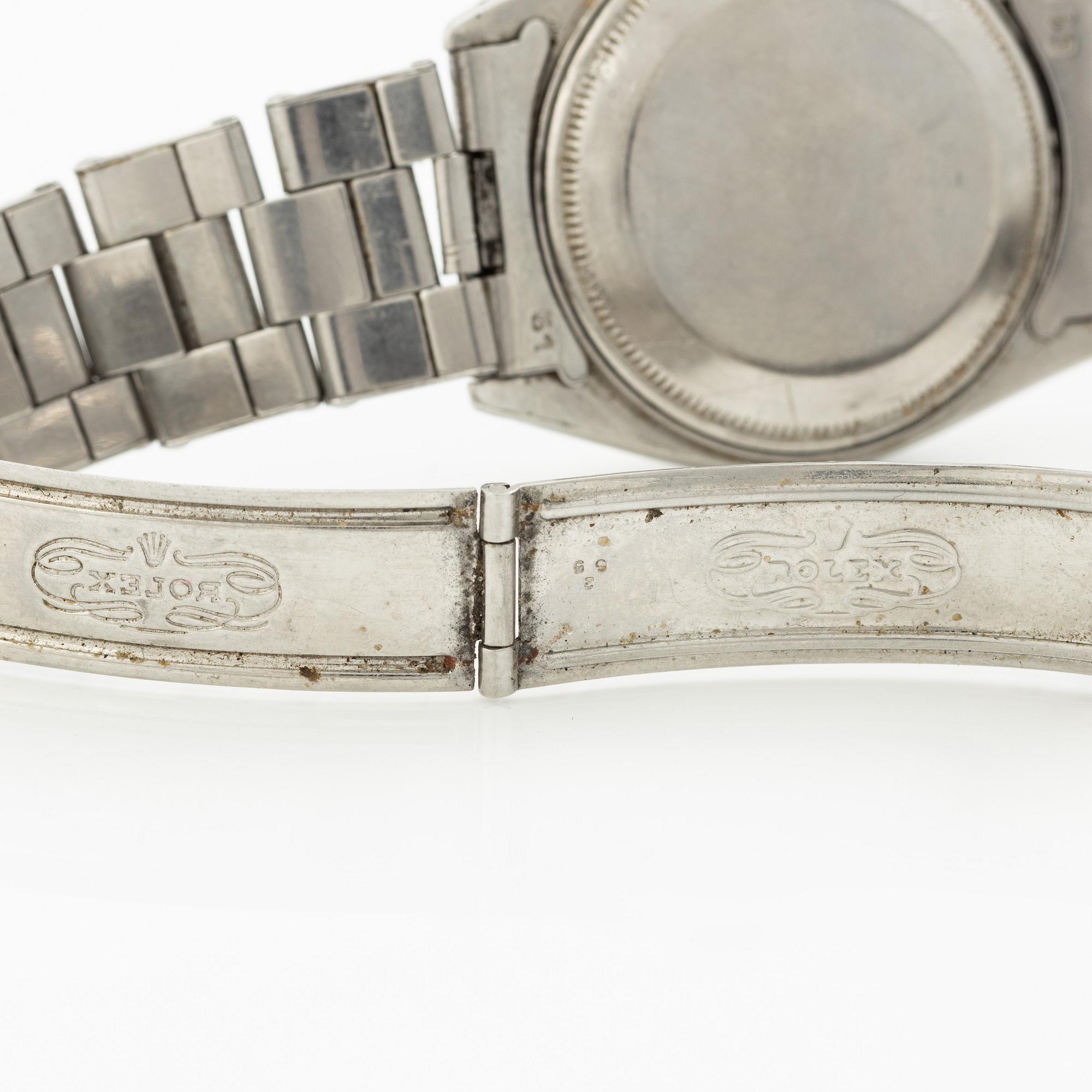 Rolex, Oyster Perpetual, Date, Chronometer, wristwatch, 34,5 mm.