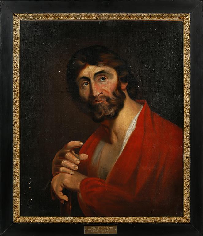 OKÄND KONSTNÄR, olja på duk, kopia efter Luca Giordano, osignerad, 1800-tal.