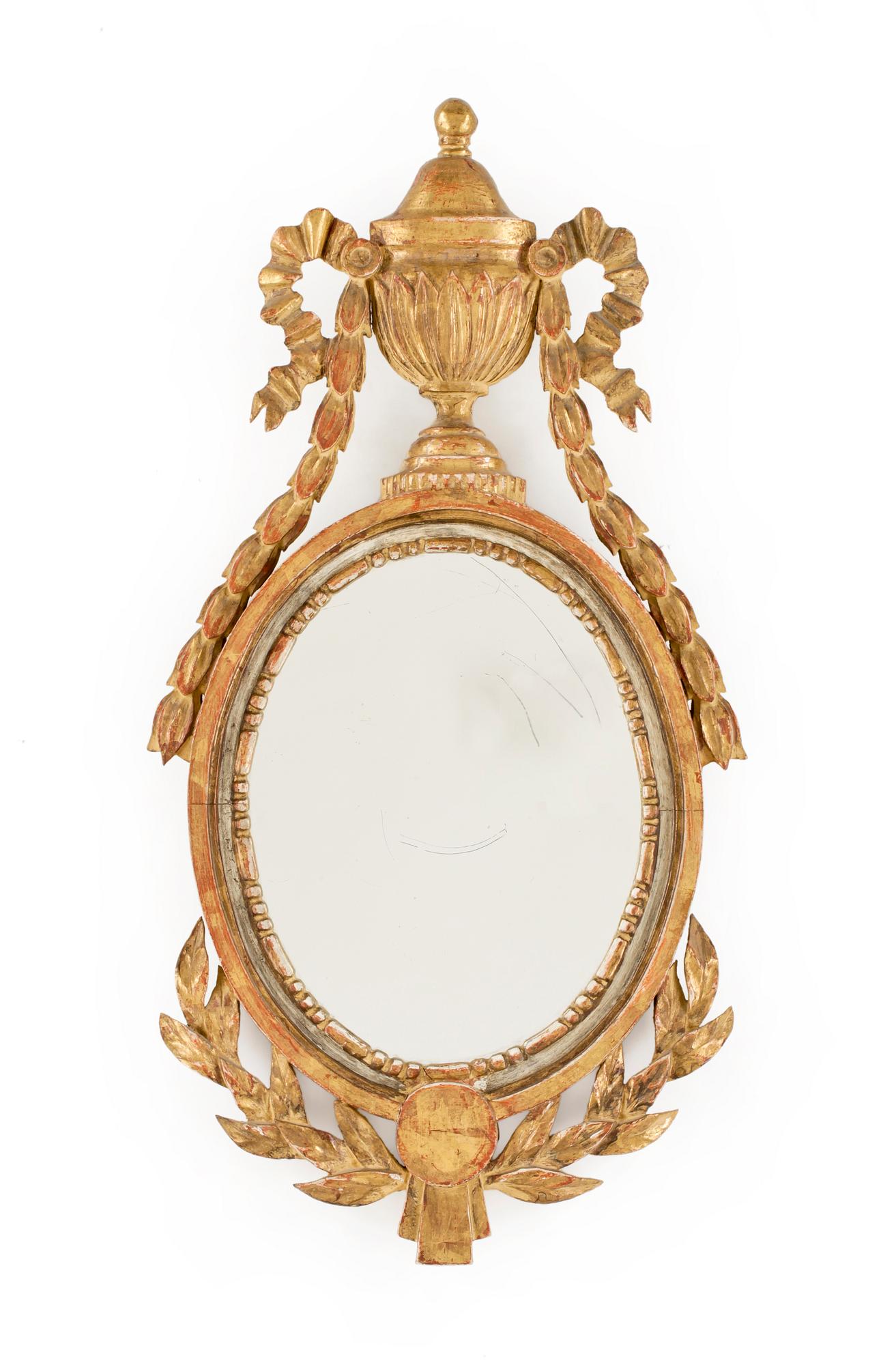 SPEGLAR, ett par, Louis XVI stil, Danmark 1800-tal.