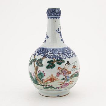 A famille rose bottle vase, Qing dynasty, Qianlong (1736-95).