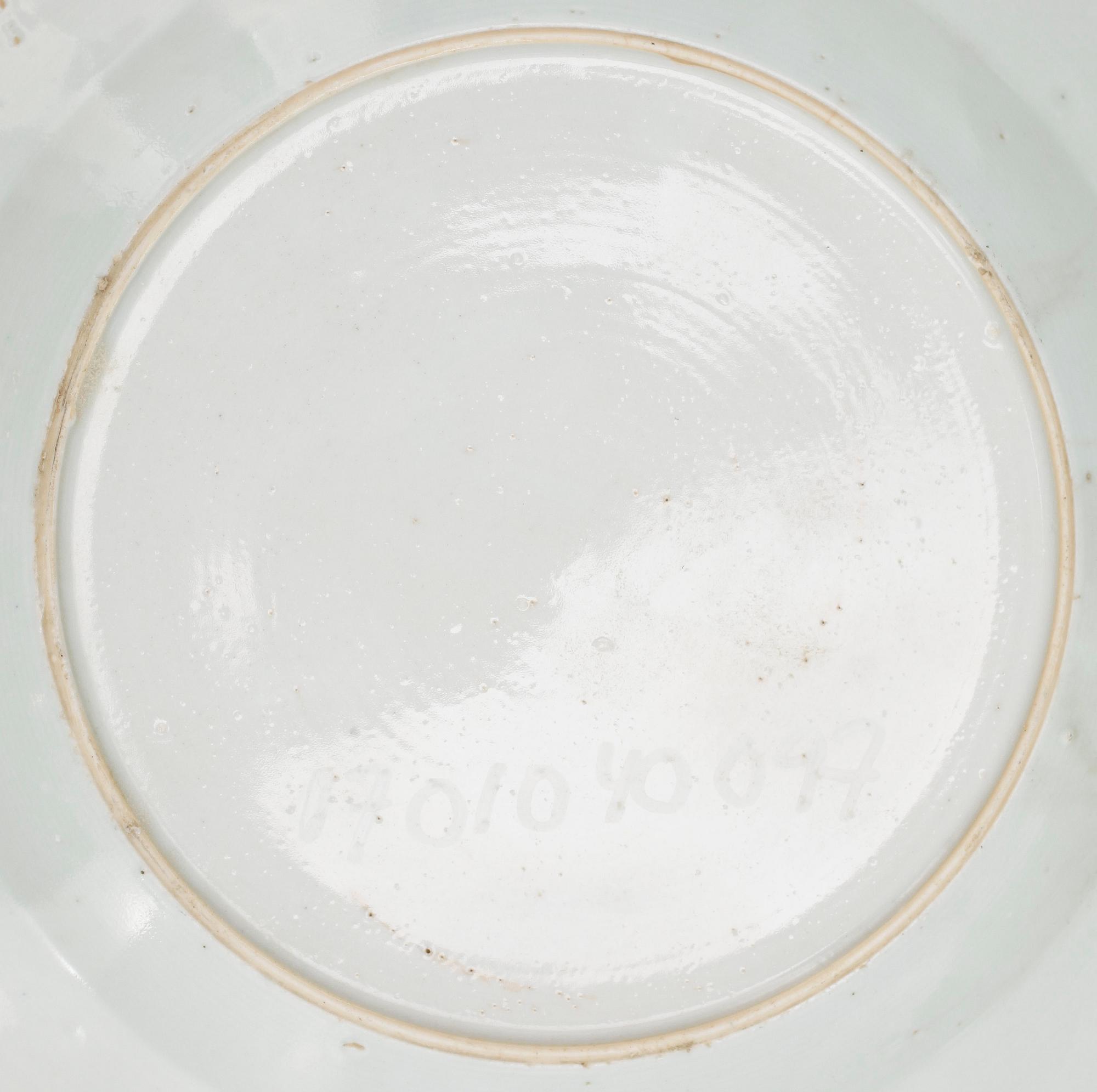 TALLRIKAR, 4 st, porslin, Qianlong, Kina, 1700-tal.