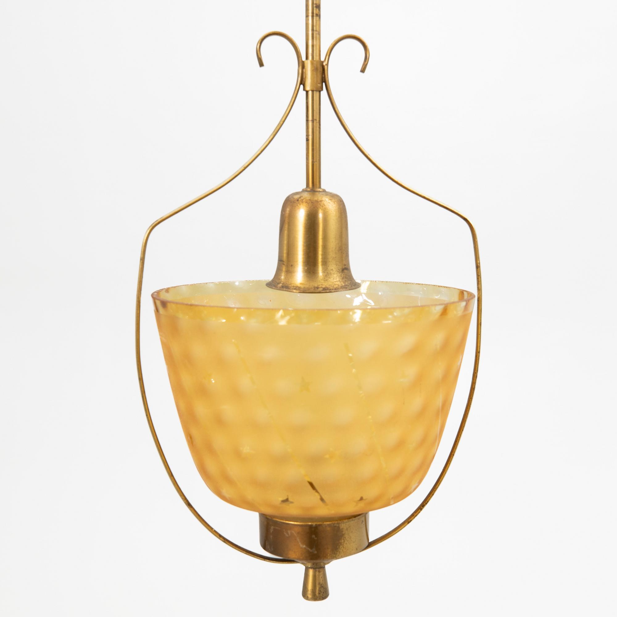 Ceiling lamp, Swedish Modern, 1940s.