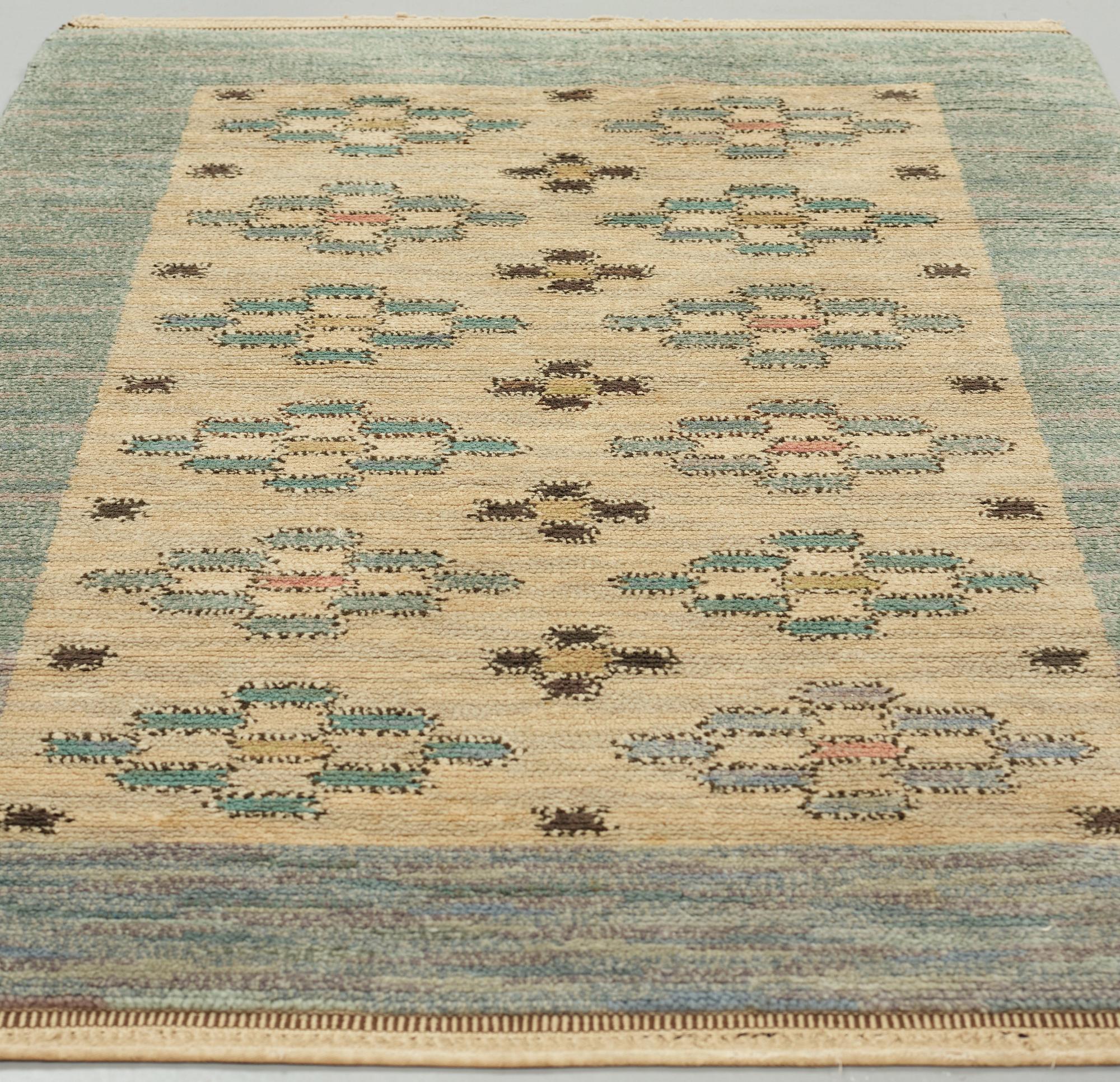 Märta Måås-Fjetterström, MATTA, "Skissmattan", flossa, ca 160 x 102 cm, signerad MMF.
