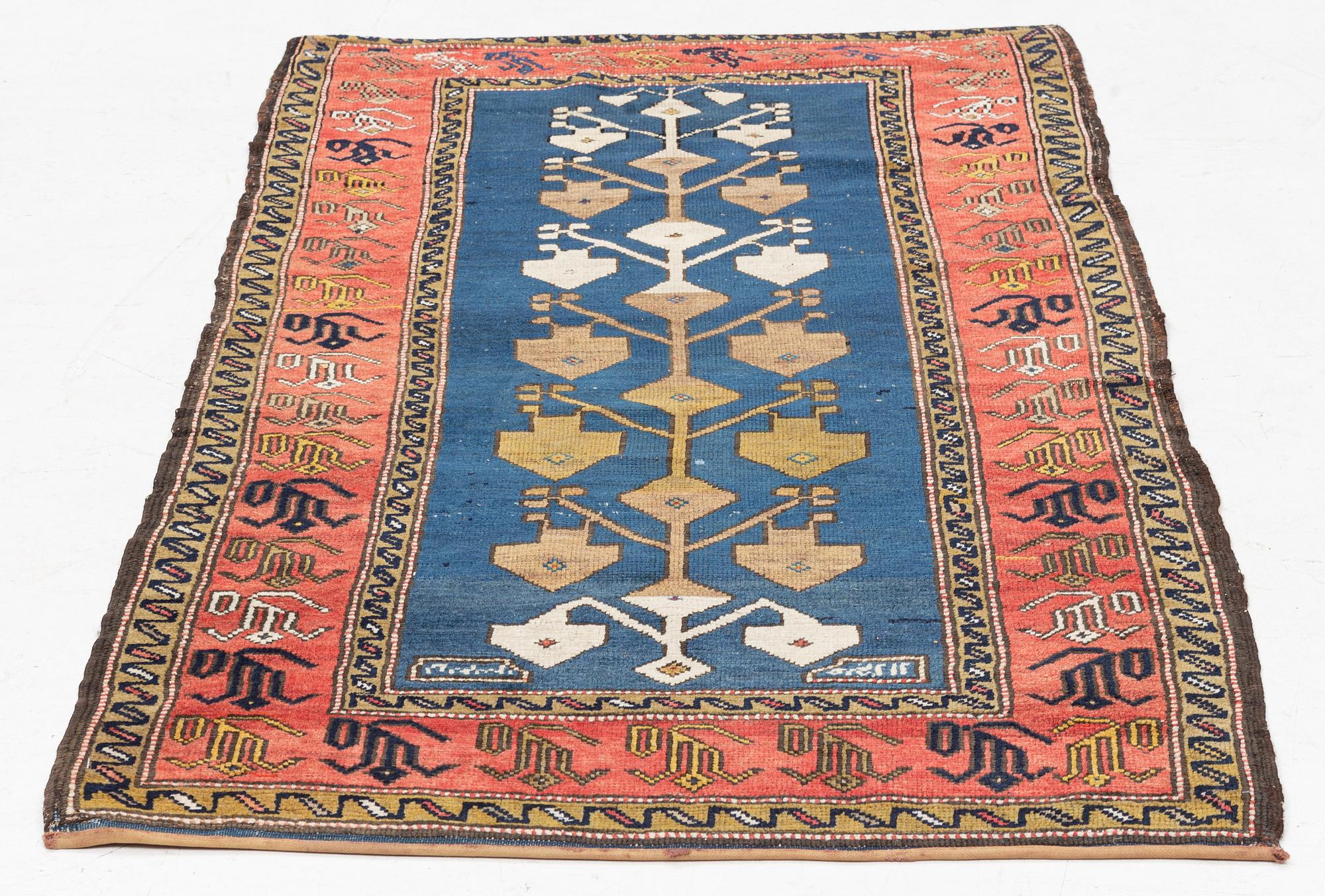 Matta, antik, Nordvästpersisk/Azerbajdzjan, ca 167 x 94 cm.