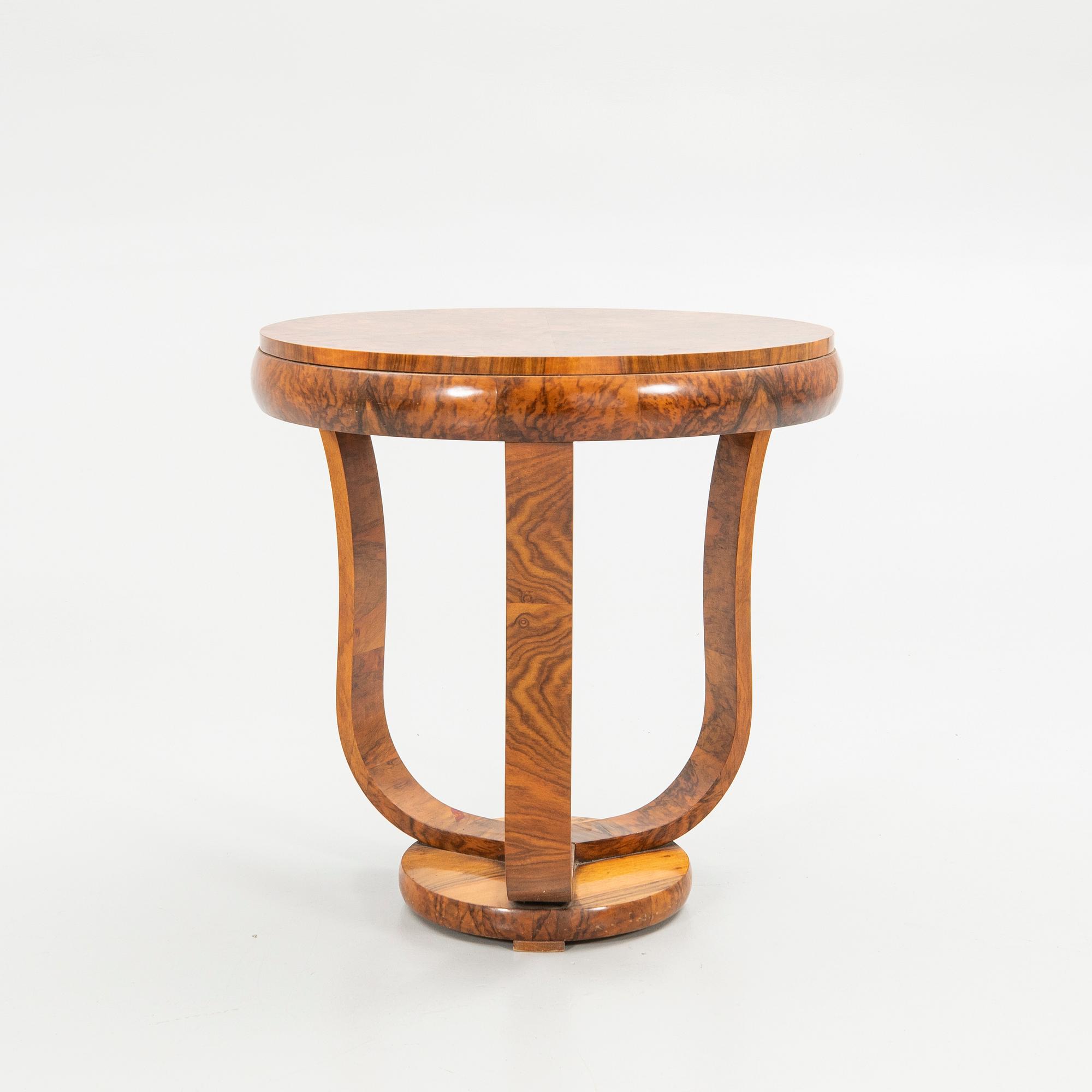 Coffee table/side table, Art Deco, first half of the 20th century.