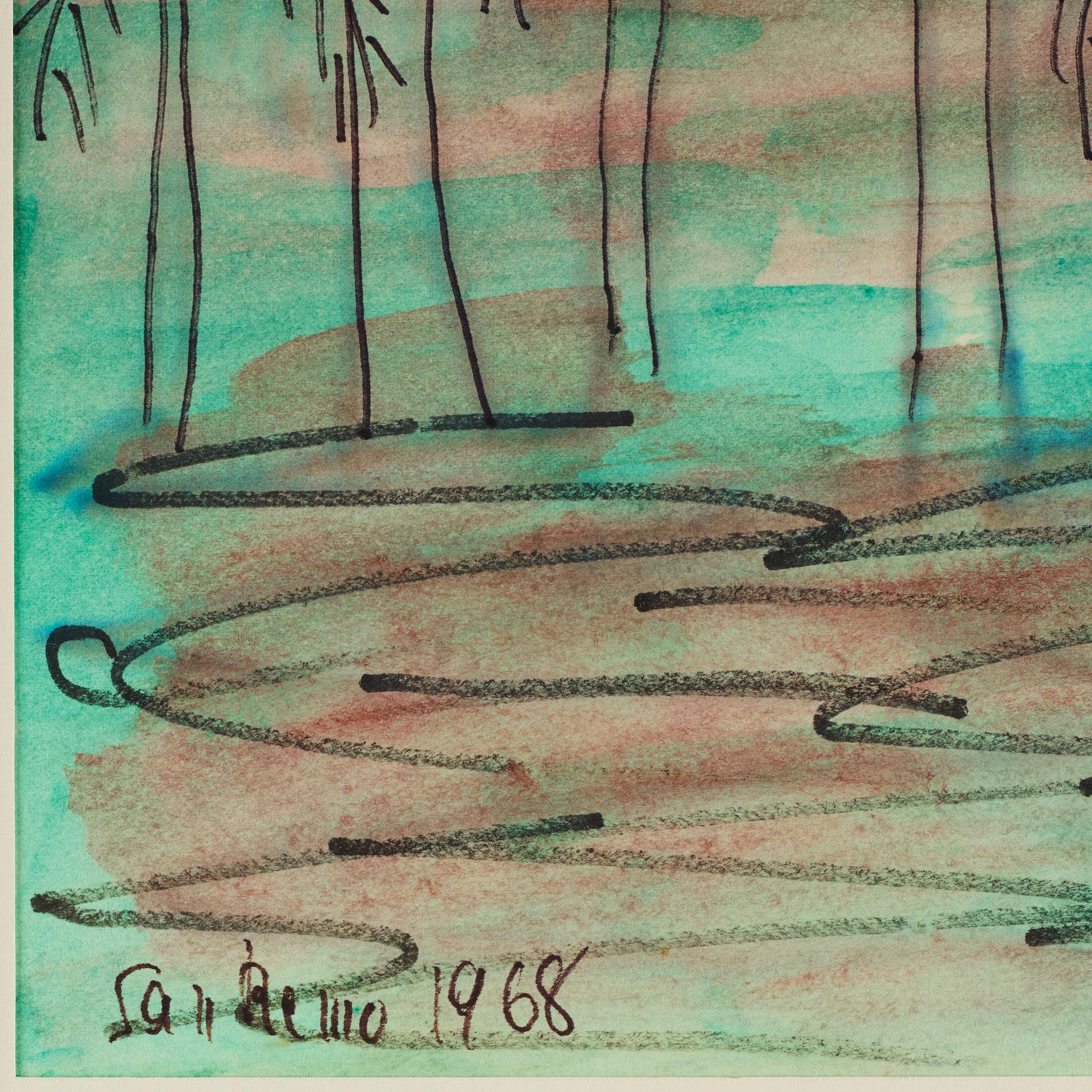 Nell Walden, "Palmen in mondschein".