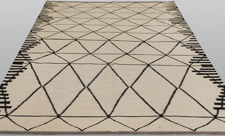 Rug, Kilim, Moroccan design, approx. 239 x 171 cm.