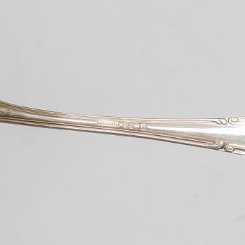 Besticksuppsättning, silver, ca 82 delar, "Märtha", MGAB, Uppsala, 1949-1952.