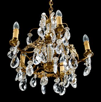 LJUSKRONA, rokokostil, 1900-talets första hälft. Höjd ca 45 cm.