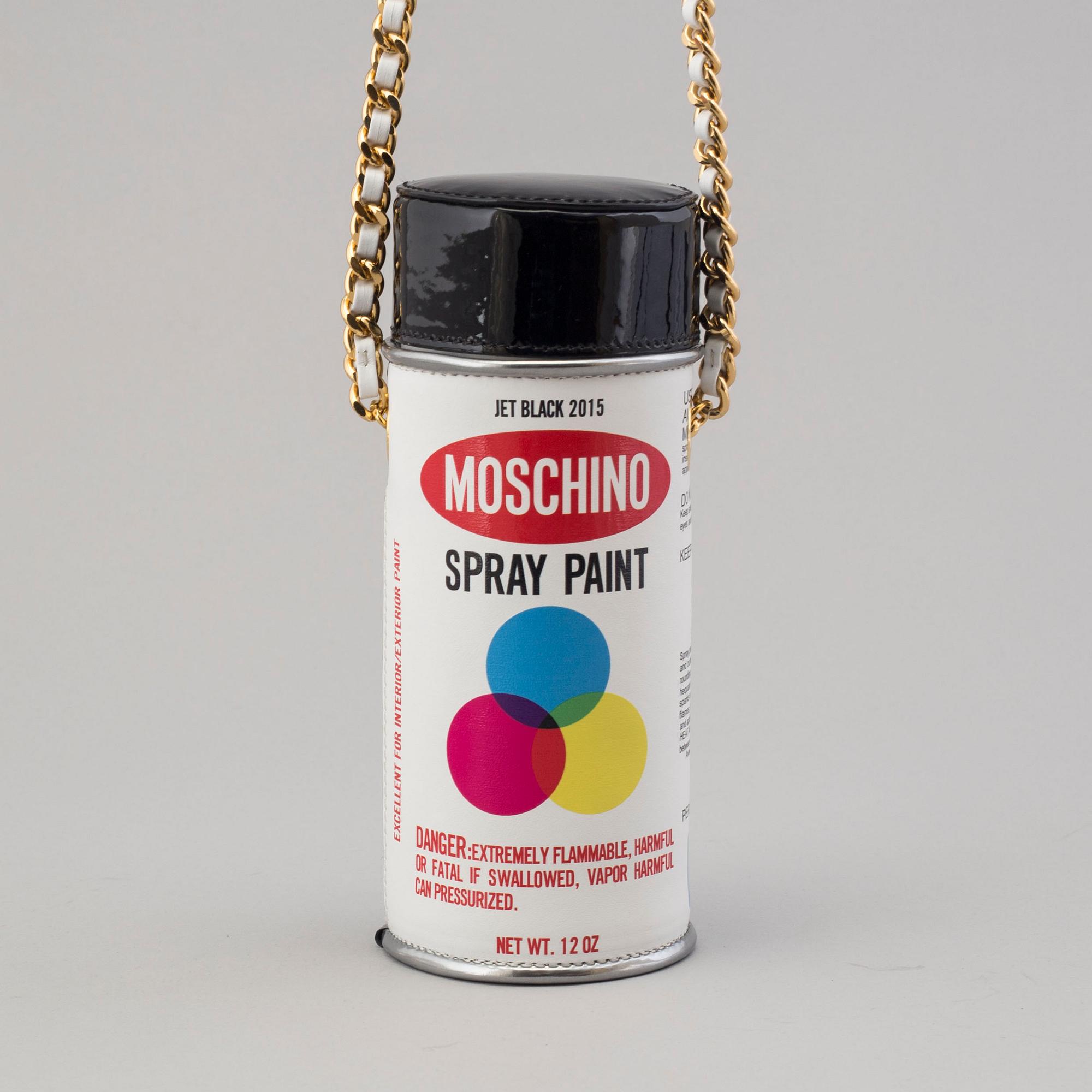 Moschino paint bucket bag outlet
