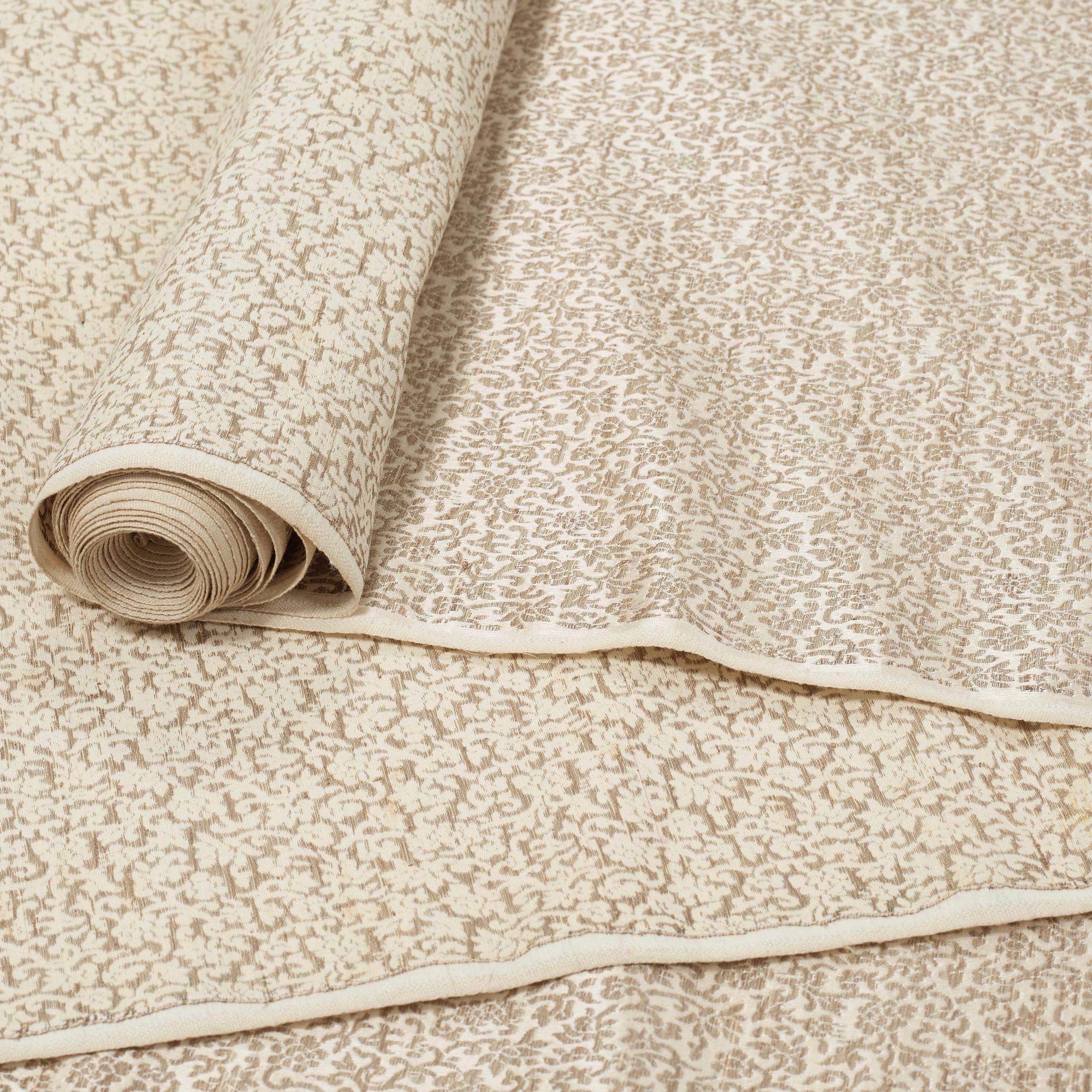 FABRIC ROLLS, 2 pieces, silk. Two uncut rolls of silk yardage. 777 x 71 and 702 x 72 cm. China late Qing dynasty.