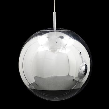 TOM DIXON, taklampa, "Mirror ball", modellen formgiven 2004.