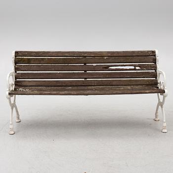 Garden sofa, Byarum, late 20th century.