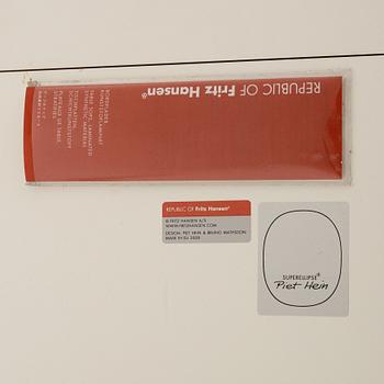 Bruno Mathsson & Piet Hein, dining table, "Superellipse", Fritz Hansen, Denmark, 2008.