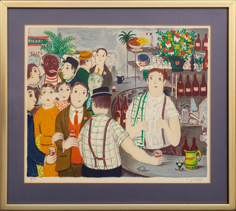 LENNART JIRLOW, Färglitografi, signerad o numrerad 91/310.