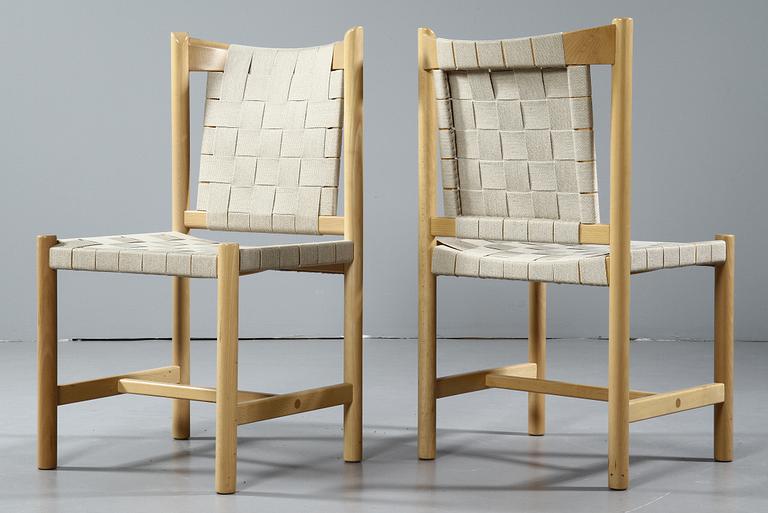 STOLAR, 4 st, KARMSTOLAR 2 st, Yngve Ekström för Swedese, 1900-talets andra hälft.