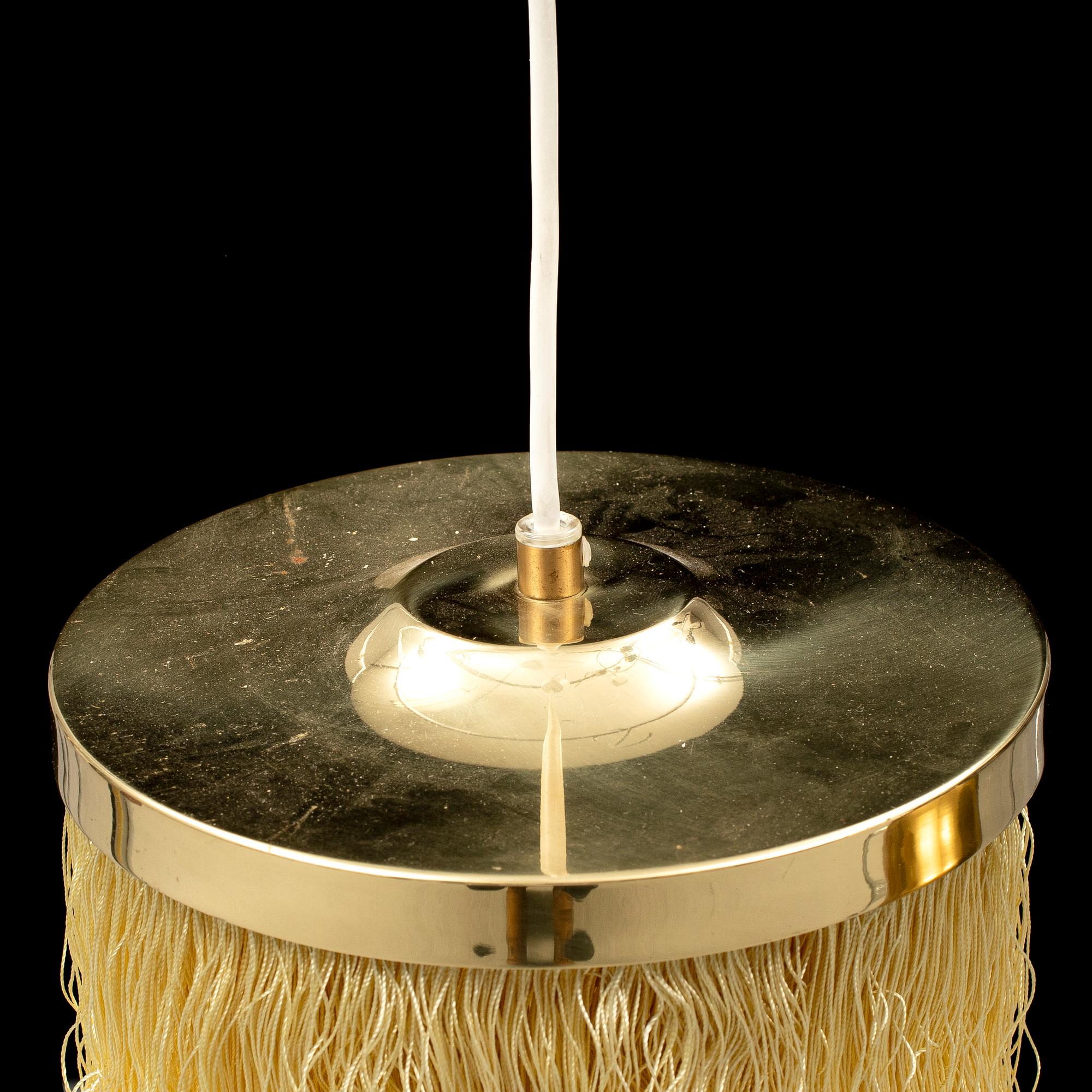 HANS-AGNE JAKOBSSON, a brass ceiling light.