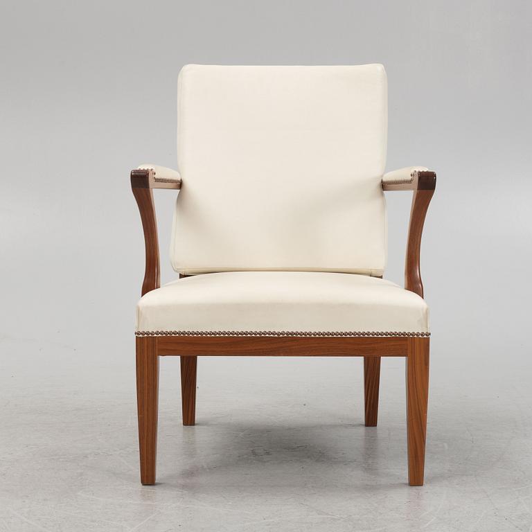 Josef Frank, a model 868 armchair, Firma Svenskt Tenn, Sweden.