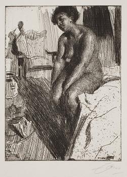 705. Anders Zorn, "Sitting Negress".