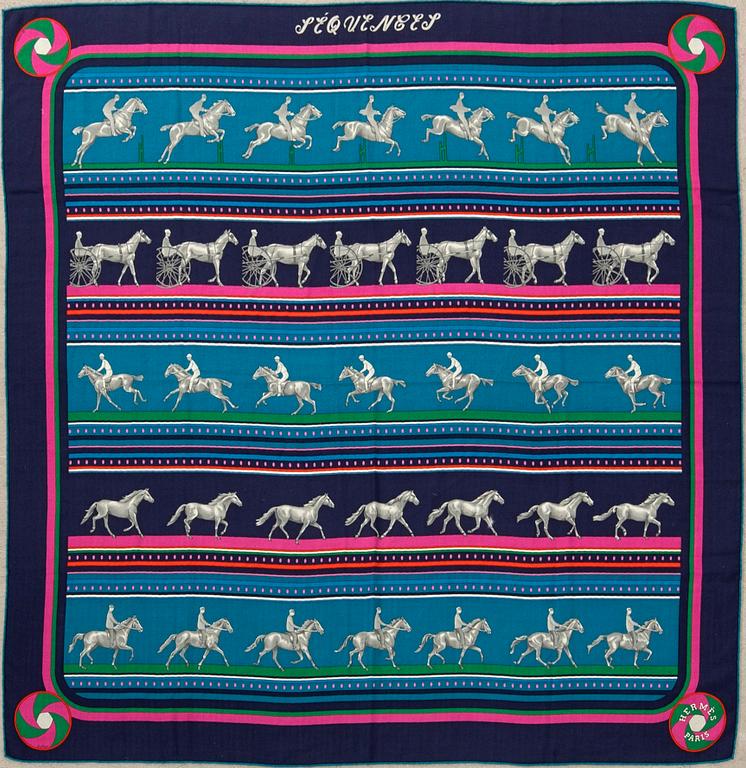 Hermès, scarf, "Sequences".