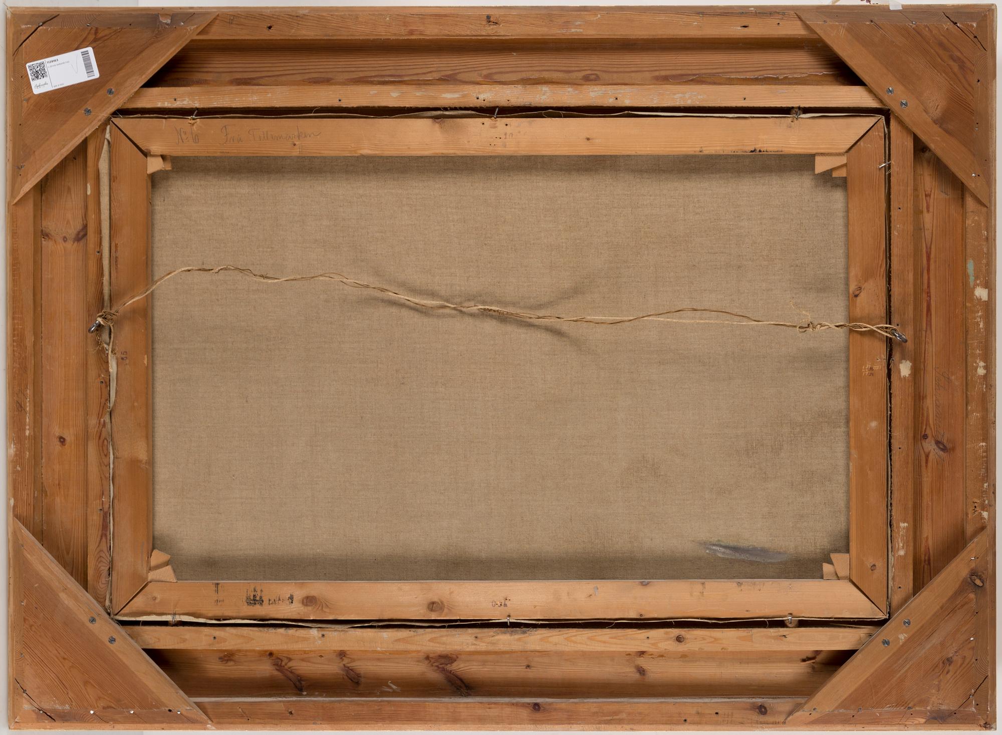 LUDVIG SKRAMSTAD, oil on canvas, signed.