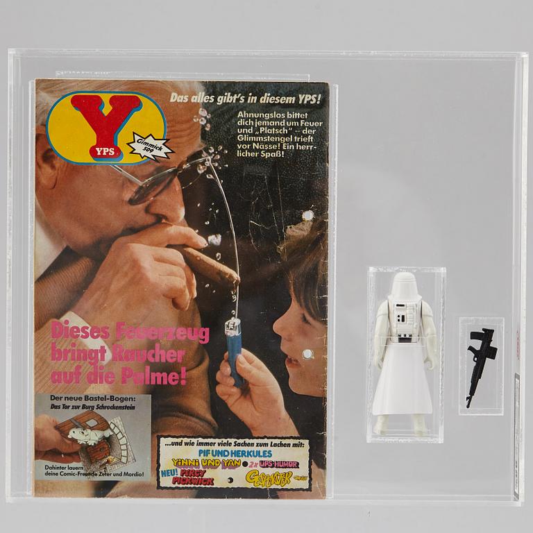 STAR WARS, Imperial Stormtrooper, YPS, 1980, L.F.L No coo scar, UK Graders 80 %.