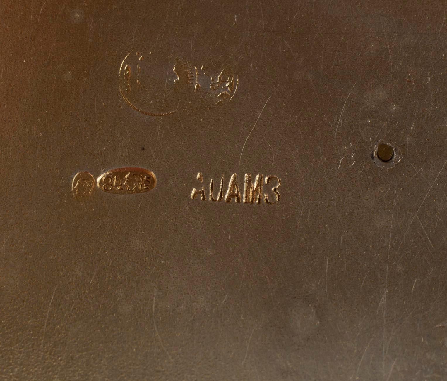 SAVUKEKOTELO, hopeaa, Venäjä, 1900-luvun alku. Paino 191 g.