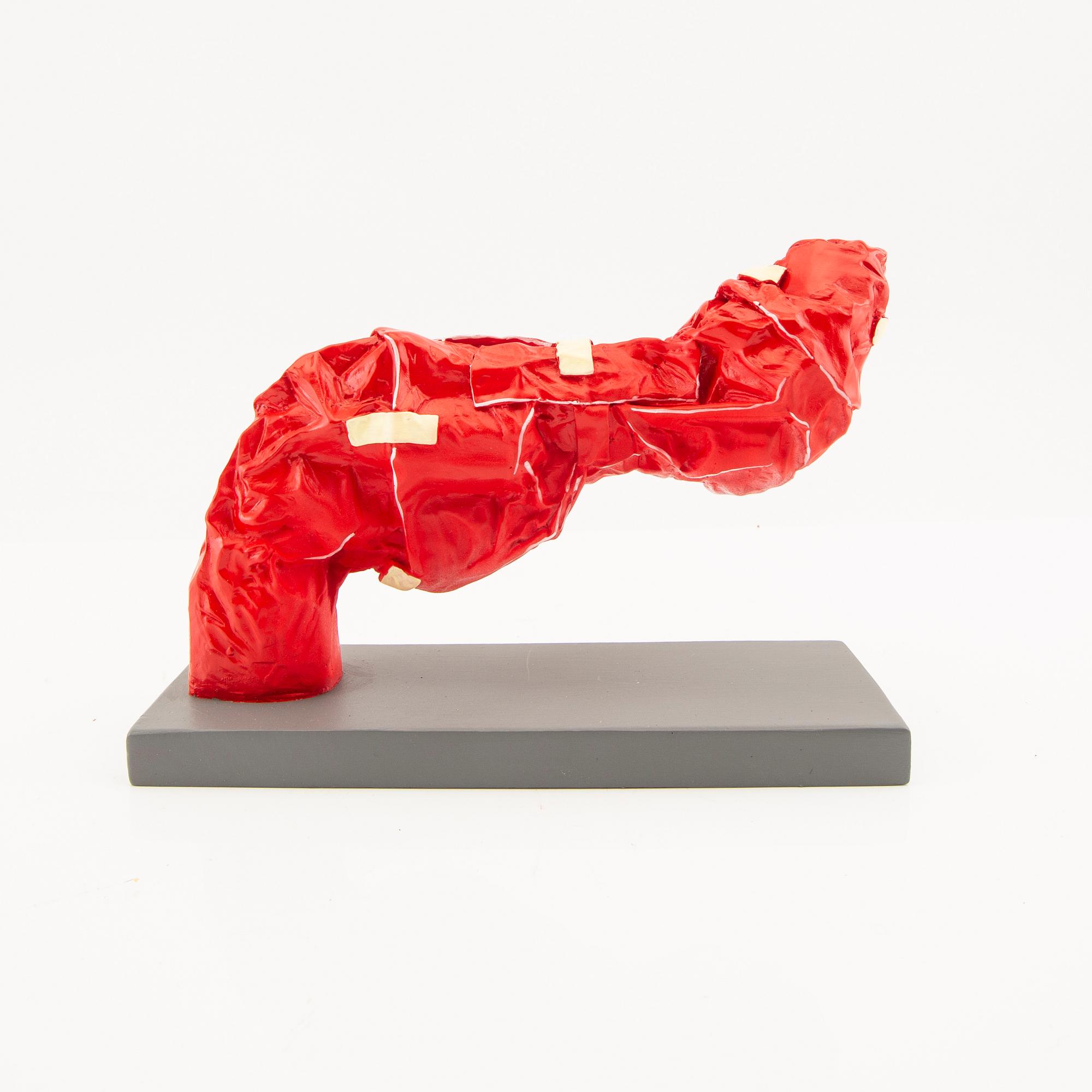 Carl Fredrik Reuterswärd, Non-Violence Project Foundation, skulptur daterad och nurmerad 2017 4/30.