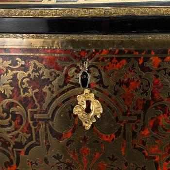 A Boulle style secretaire from latter half of the 19th century.