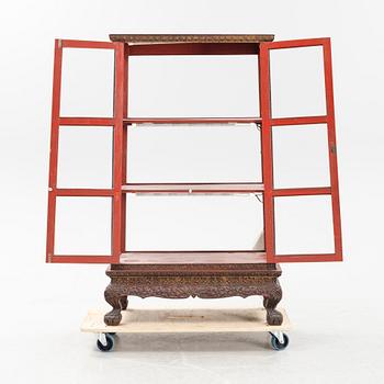 Display cabinet Southeast Asia 20th century.