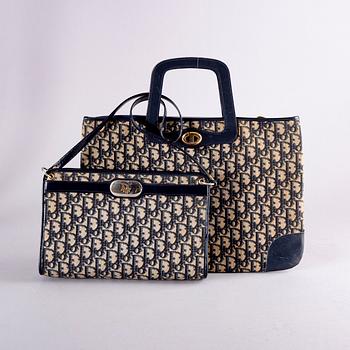 A Dior briefcase and bag 1980/90s.