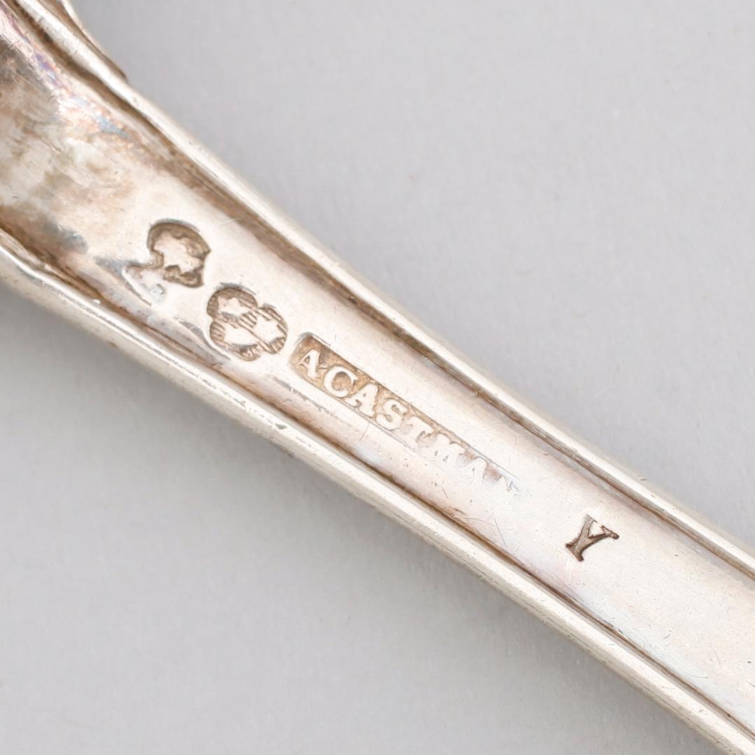 MATSKED, silver, Anders Castman dy, Eksjö 1781. Vikt ca 58 gram.