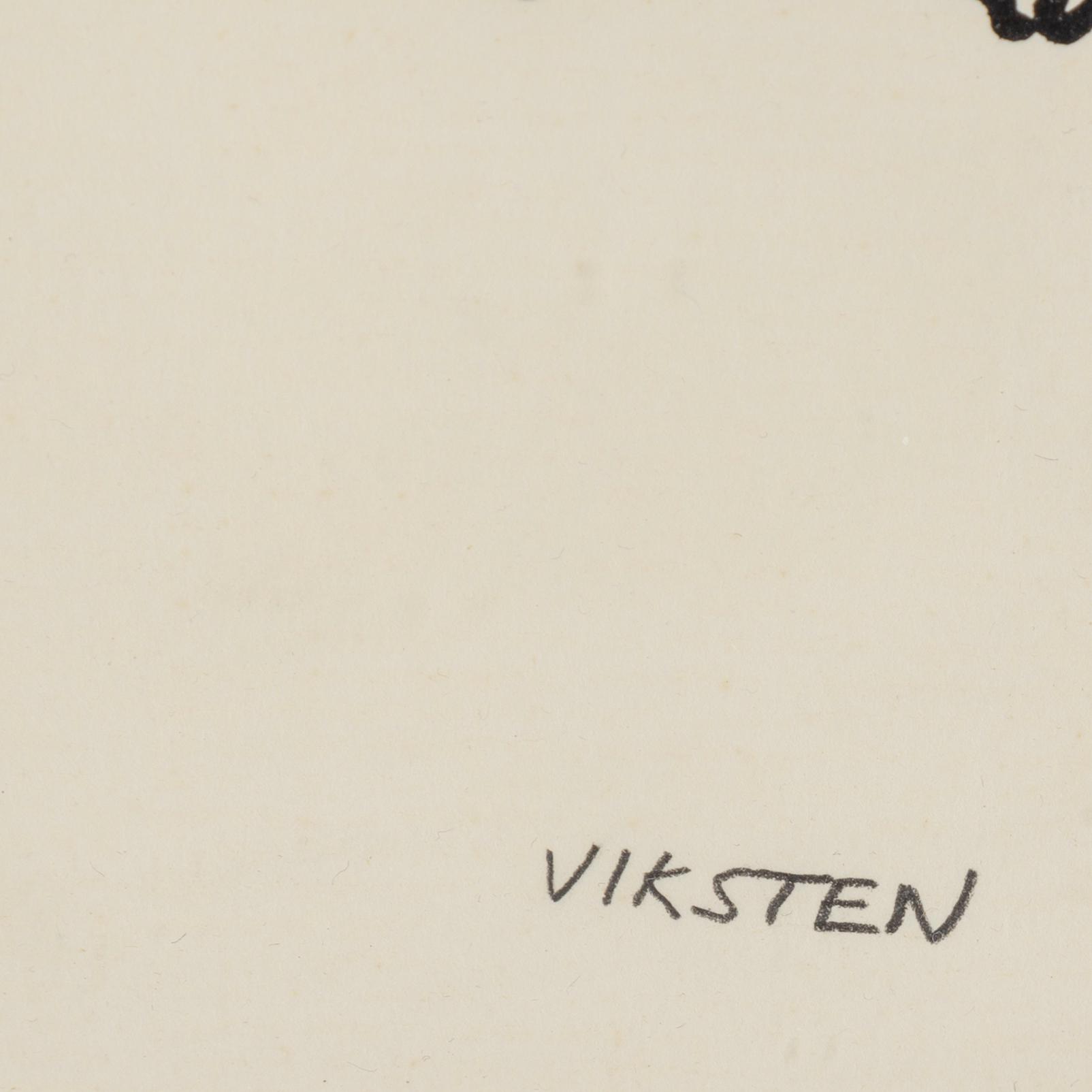 Hans Viksten, litografier, 7 st, signerade och numrerade.