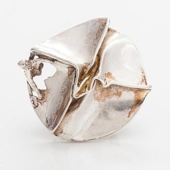 Björn Weckström, A stelring silver ring "Jaara's dream". Lapponia 1970.