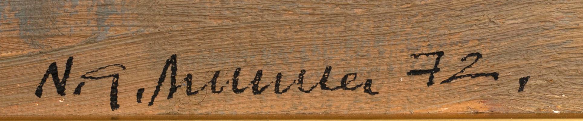 NILS-GÖRAN BRUNNER, oil on canvas, signed and dated '72.