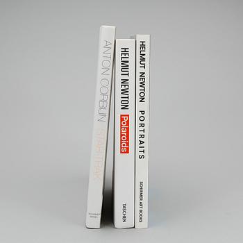 PARTI FOTOLITTERATUR, 3 st, bland annat "Star Trak", Anton Corbijn, signerad, 2005.