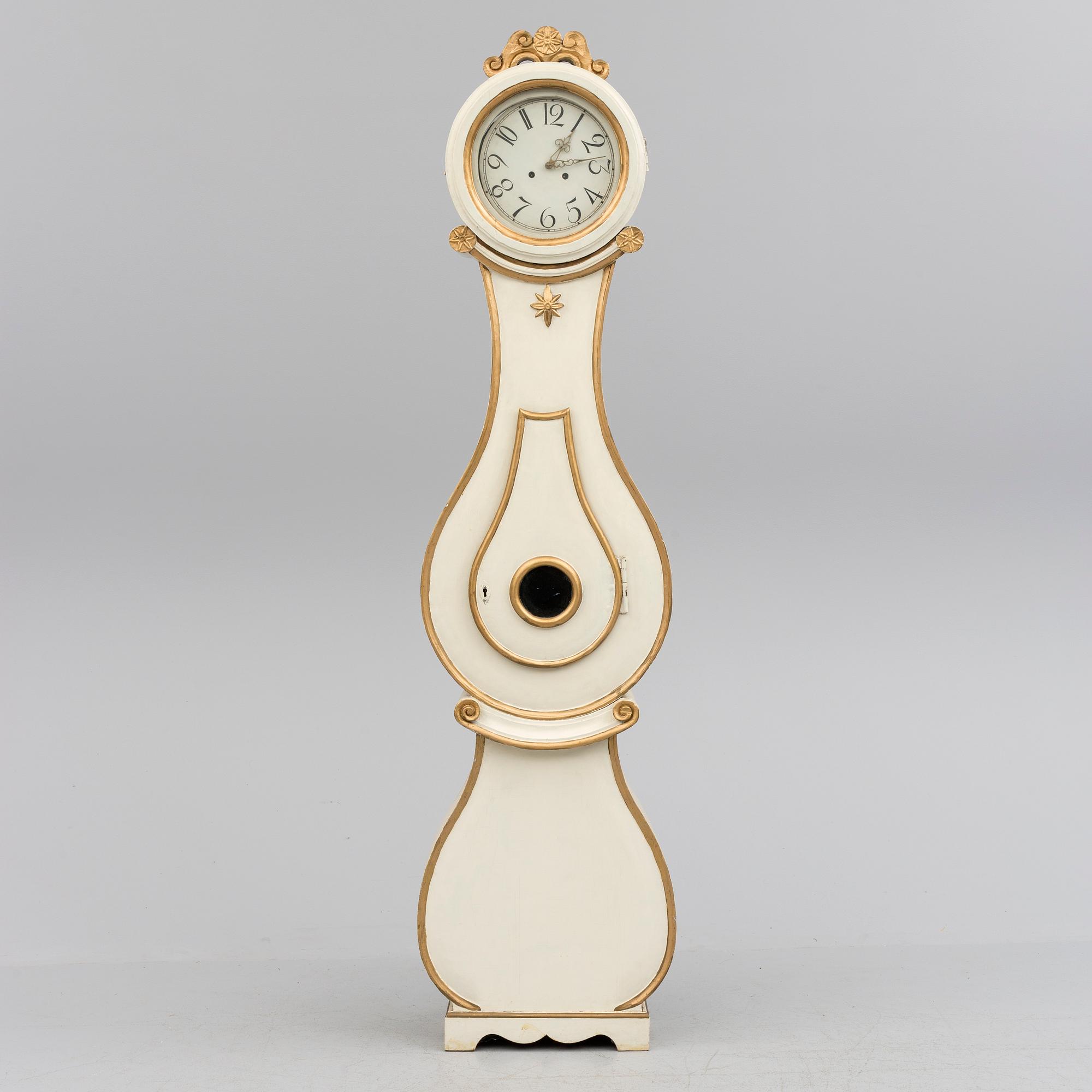 A first half of the 19th century grandfather clock.