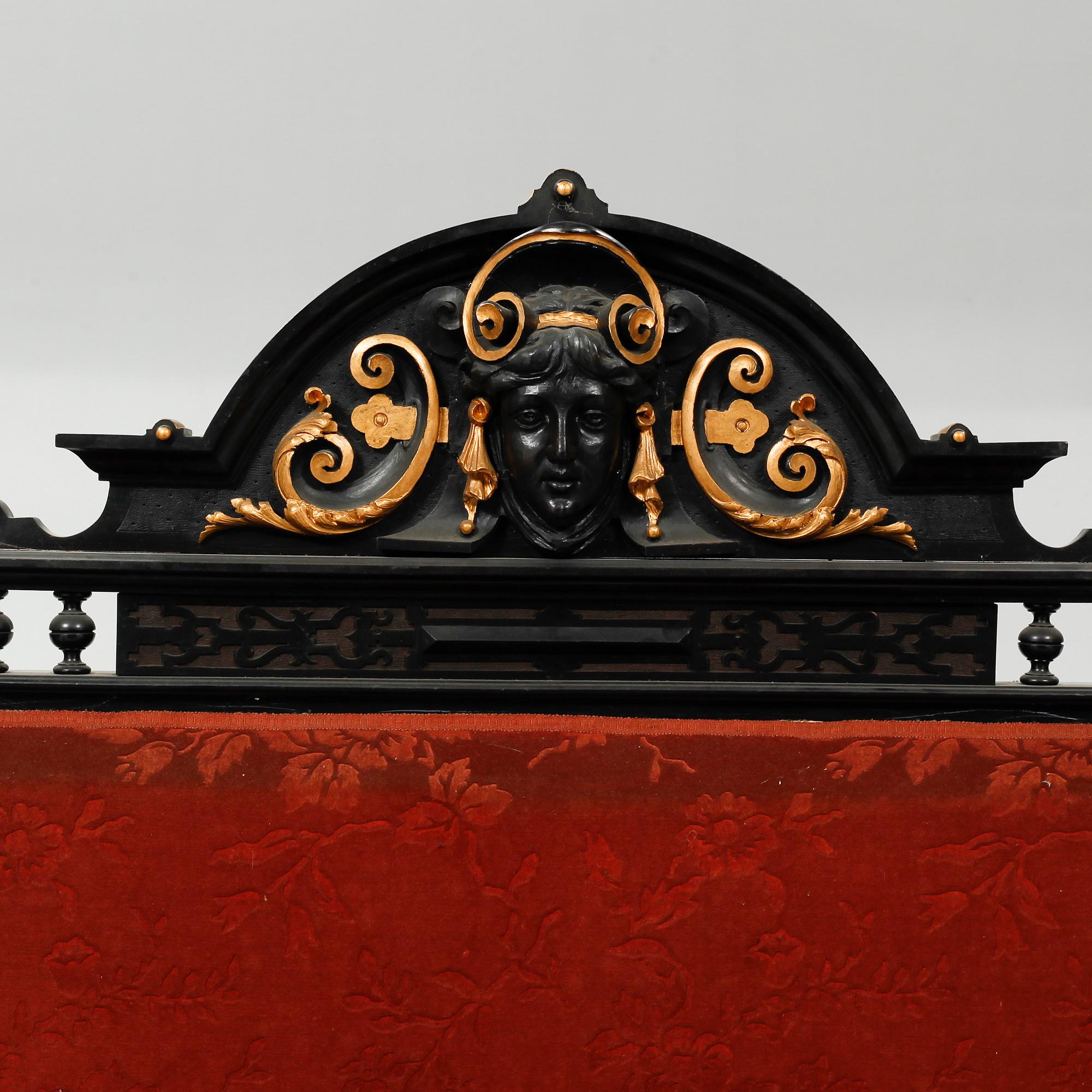Nine items in Neo Renaissance style, late 19th century.
