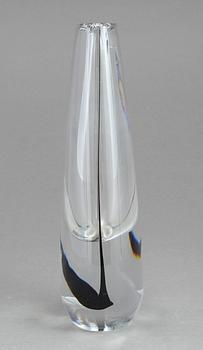 VAS, glas, Vicke Lindstrand, Kosta, 1950-60-tal. Modellen formgiven omkring 1956.