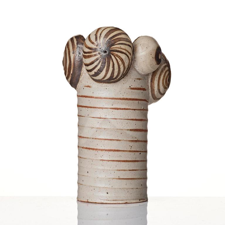 Lisa Larson, a unique stoneware vase, Gustavsberg Studio, probably 1960s.