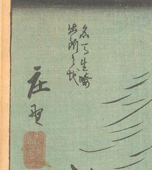 Utagawa Hiroshige I, woodblock print, Japan, first publiched 184849.