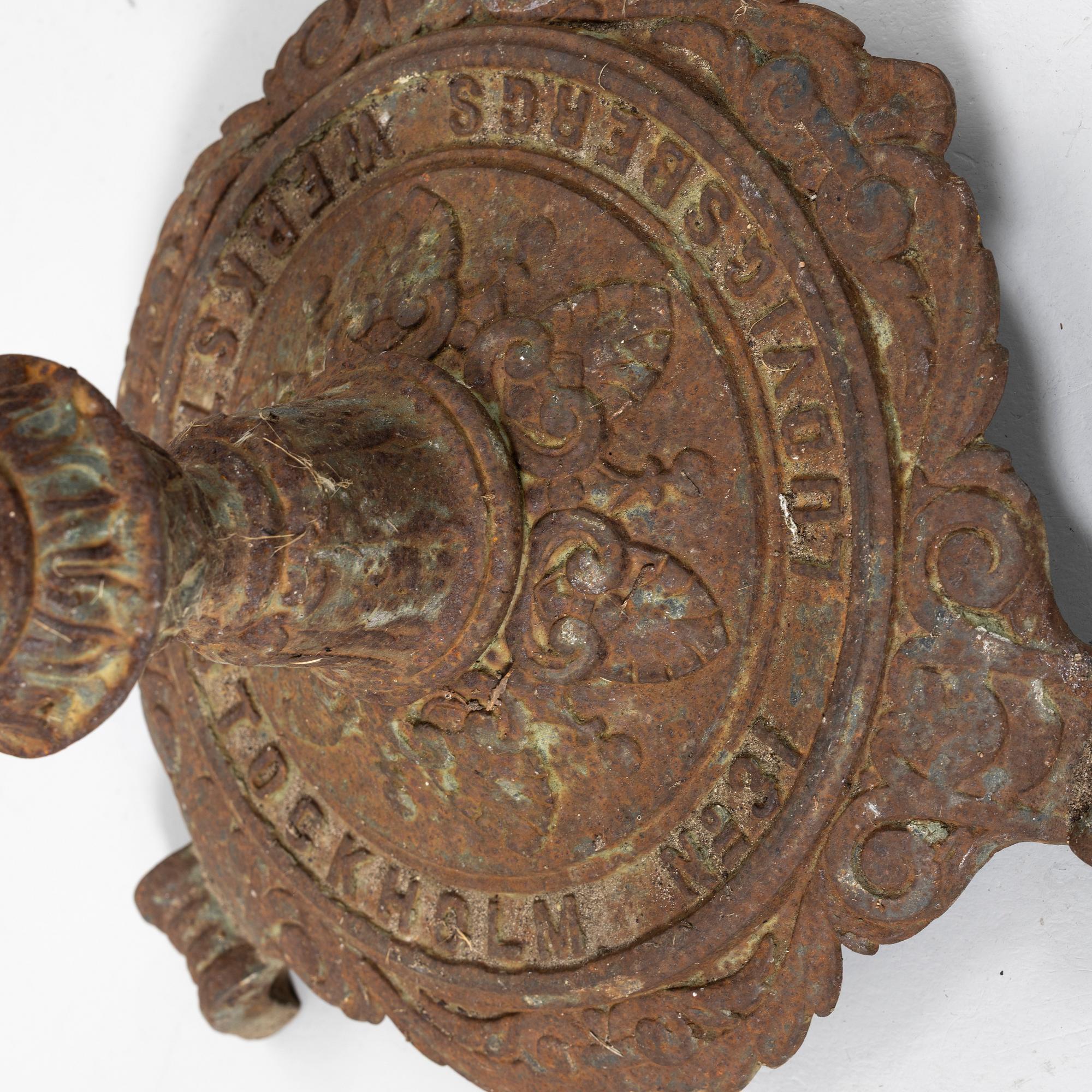 Trädgårdsbord, Ludvigsbergs Werkstad, Stockholm, no 31, 1800-talets slut.
