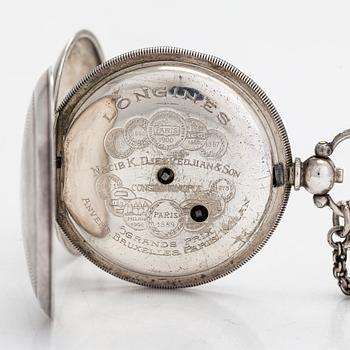 Longines, Nacib K. Djezvedjian & Son Constantinople, fickur, savonett, 52 mm.