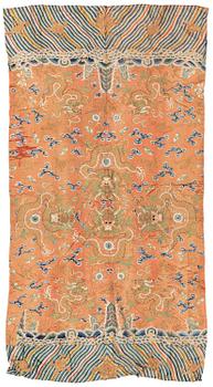 948. Broderi på siden, Qingdynastin, 1800-tal.