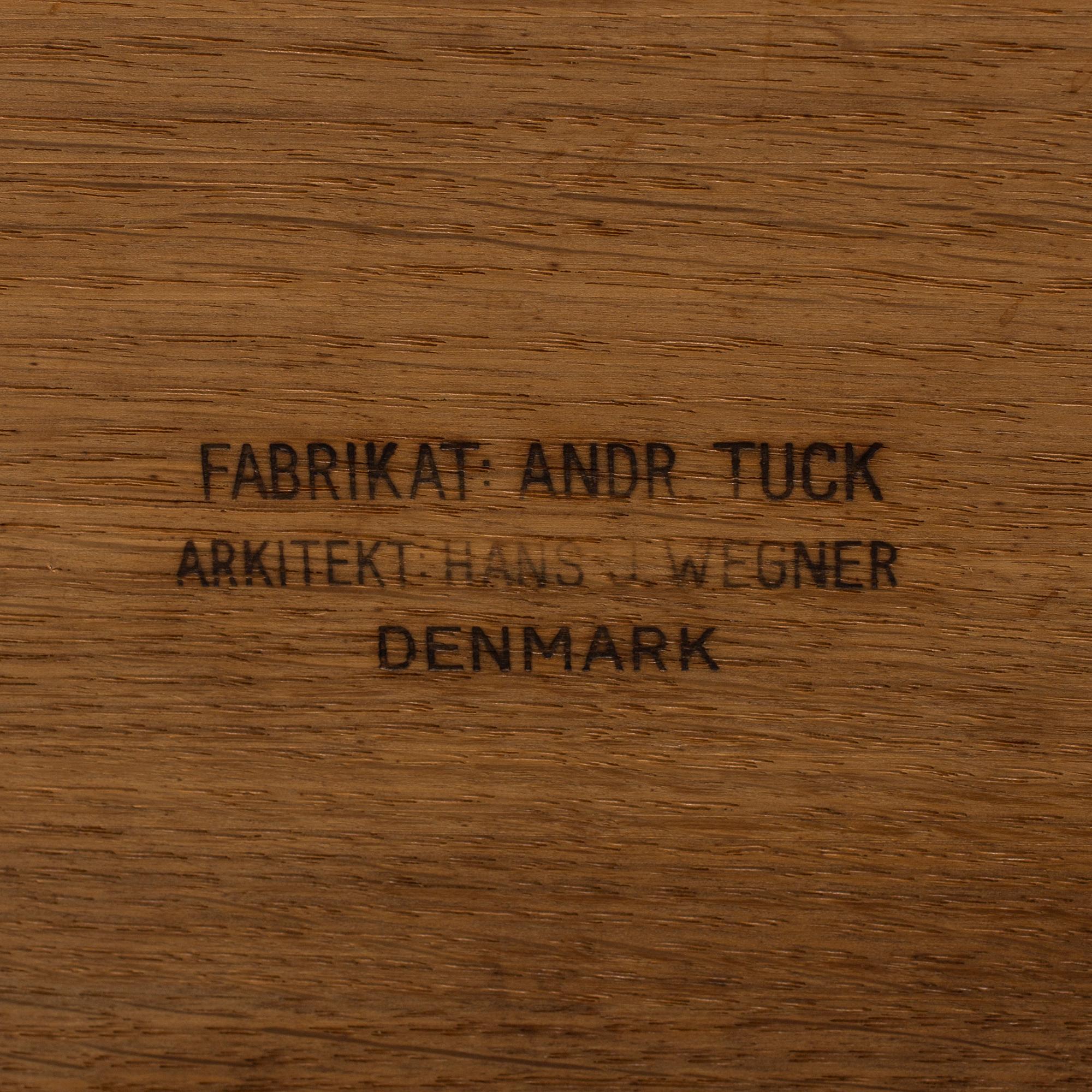 HANS J WEGNER, soffbord/klaffbord, Andreas Tuck, Danmark.