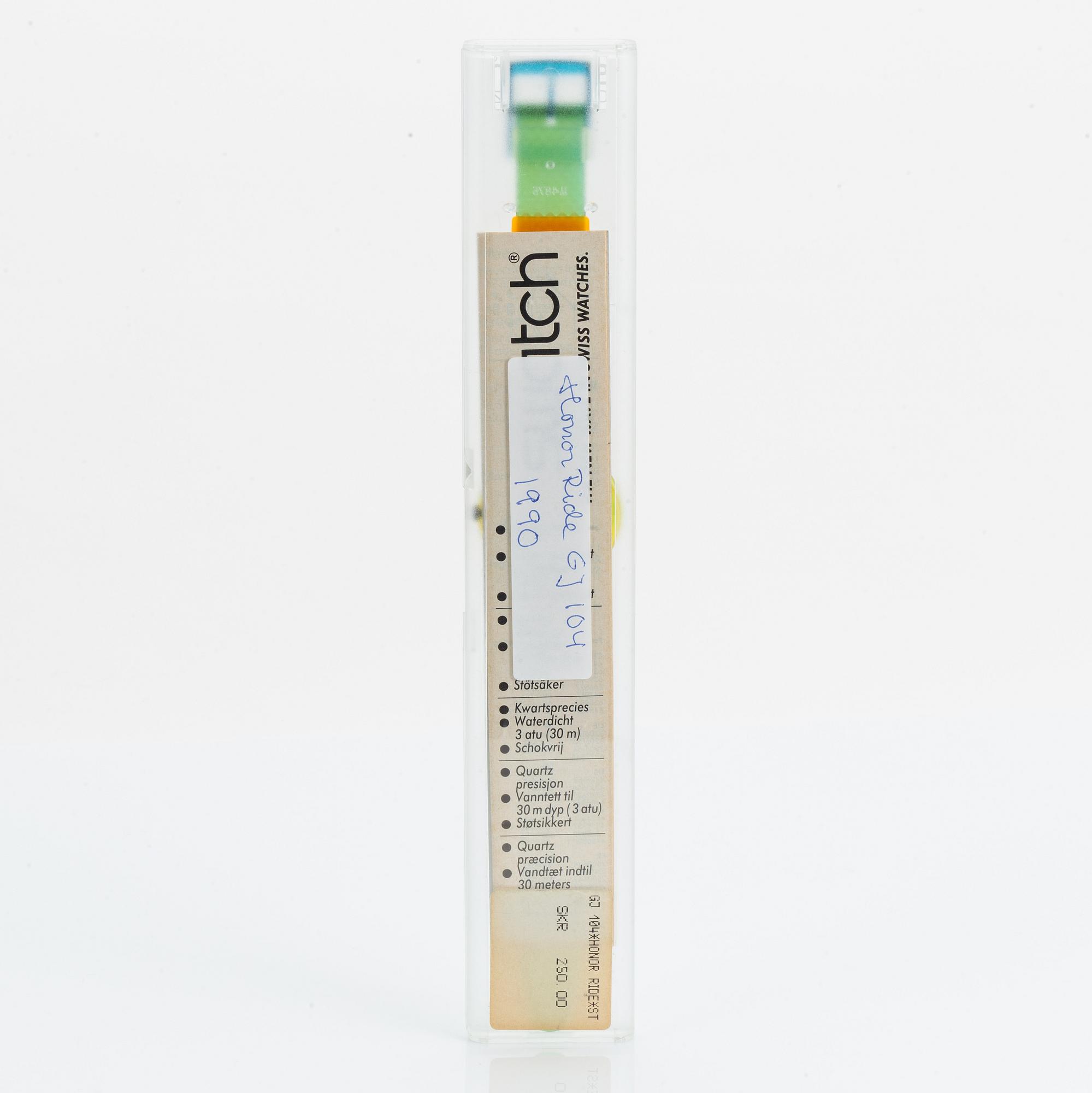 Swatch, Honor Ride, wristwatch, 34 mm.