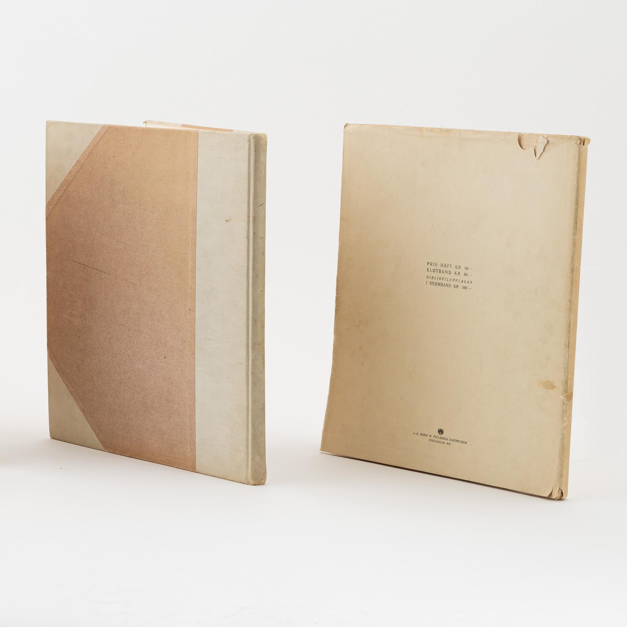 "John Bauer: trettio bilder i mezzotypi till ett urval sagor i bland Tomtar och troll åren 1907-1915", 2 vol.